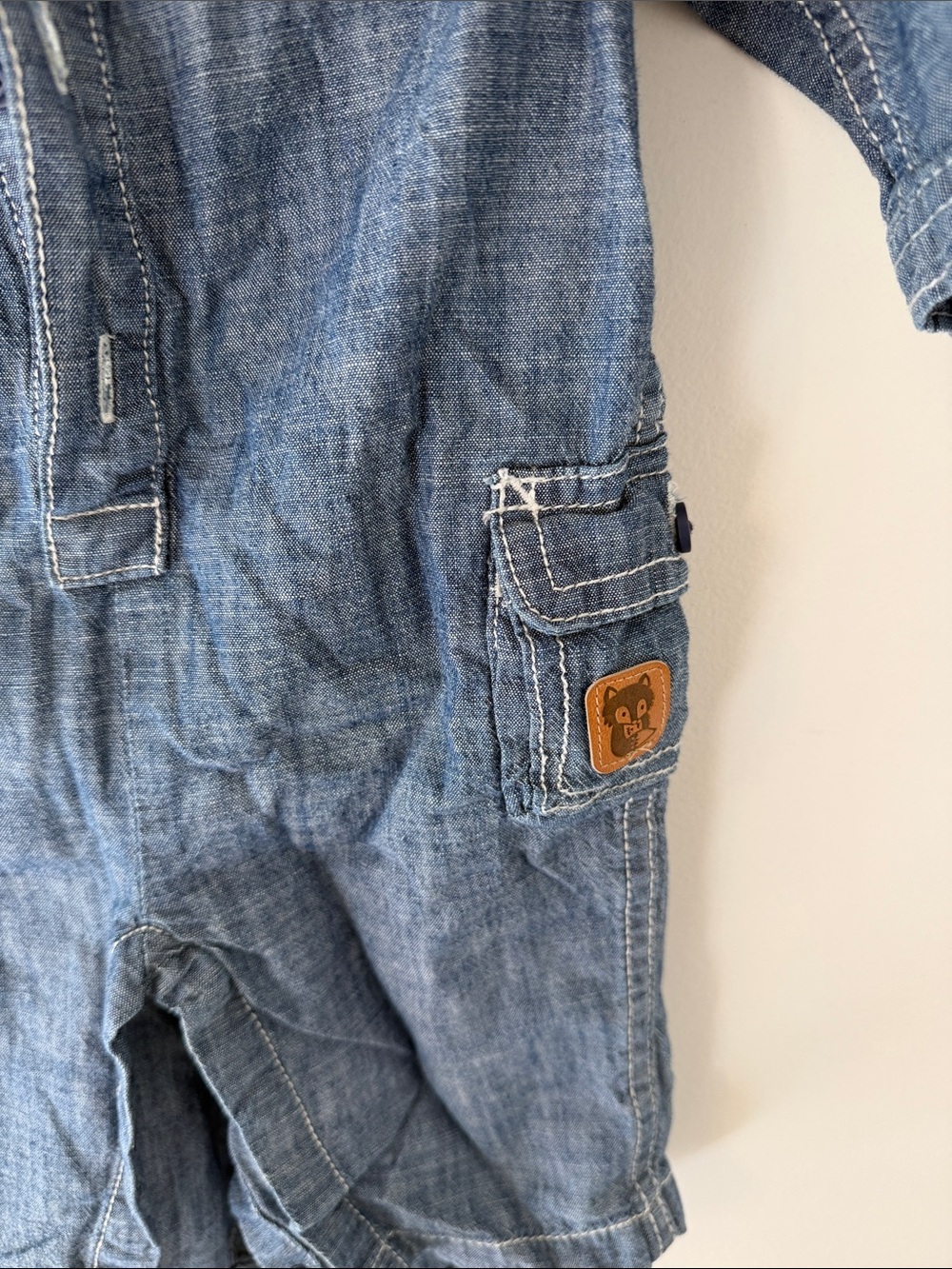 Gymboree Indigo Denim-Style Romper - Picture 3 of 3